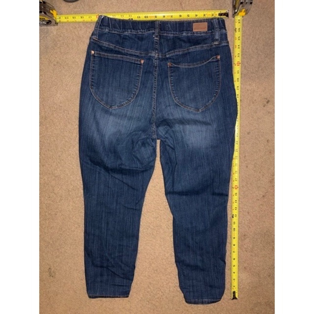 Judy Blue Womens 14W Pull On Skinny Jeans Dark Wash High Rise JB88539 T35-27 - Picture 2 of 4